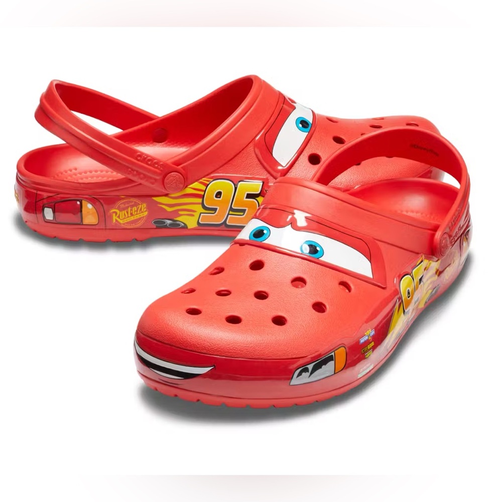 SALE Lightening McQueen Crocs sz 8